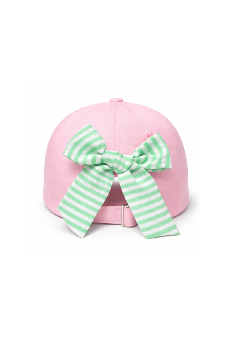 Dog in Golf Cart Bow Baseball Hat, Alternate, color, Light Pink