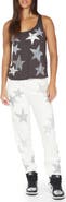 Lauren Moshi Gia Crystal Multi Stars Sweatpants