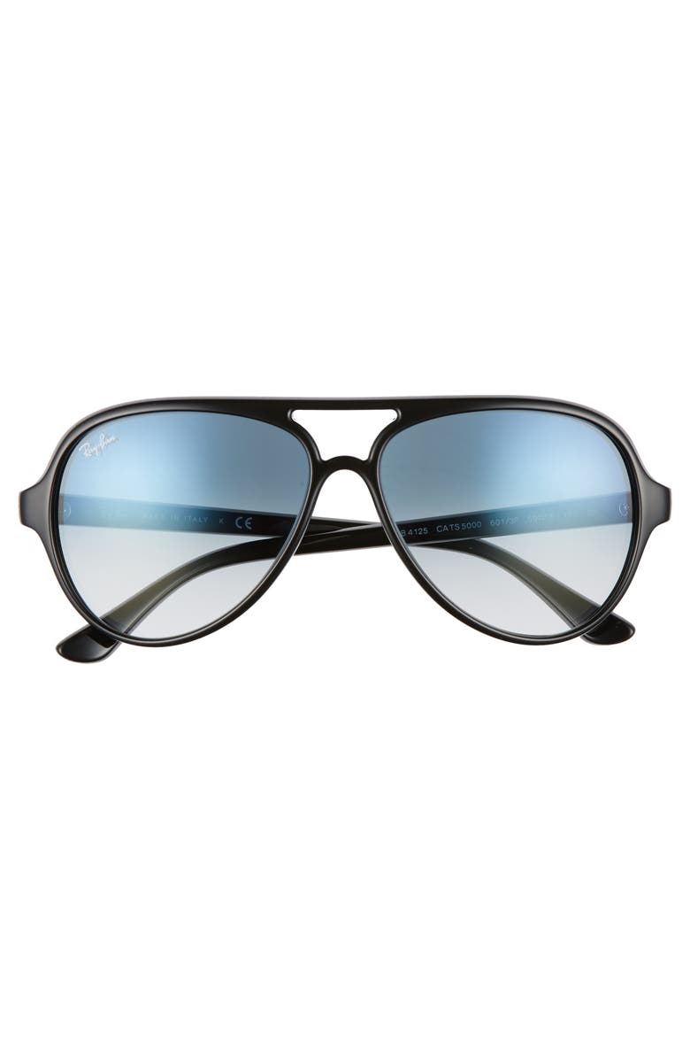 Ray-Ban Cats 5000 59mm Gradient Aviator Sunglasses, Alternate, color,