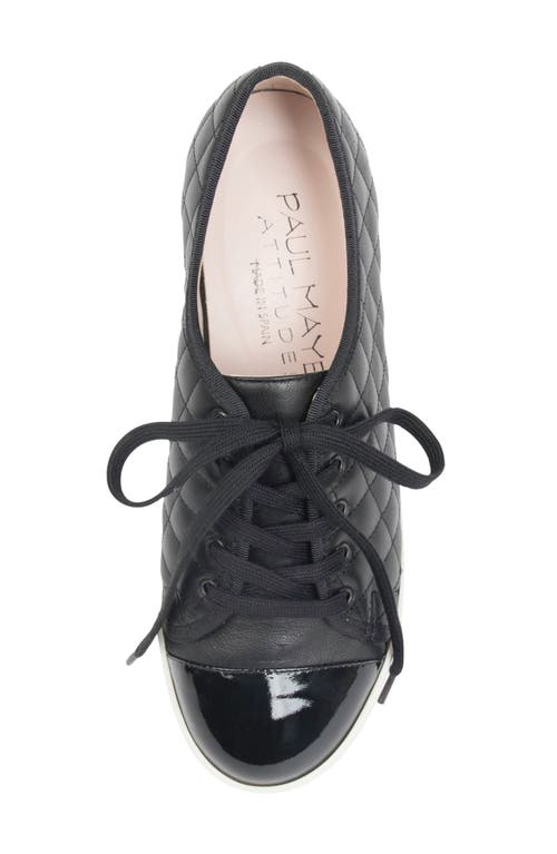 Paul Mayer Samba Cap Toe Sneaker In Black