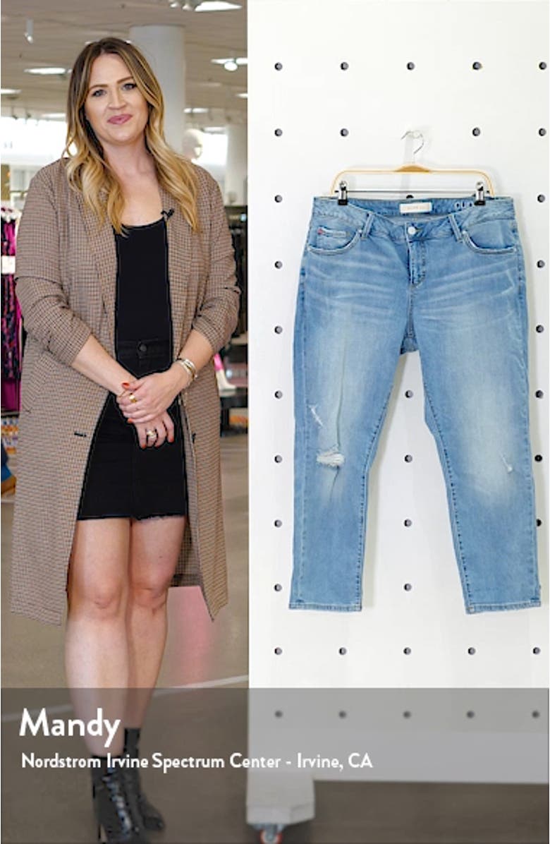 Distressed Crop Boyfriend Jeans, sales video thumbnail