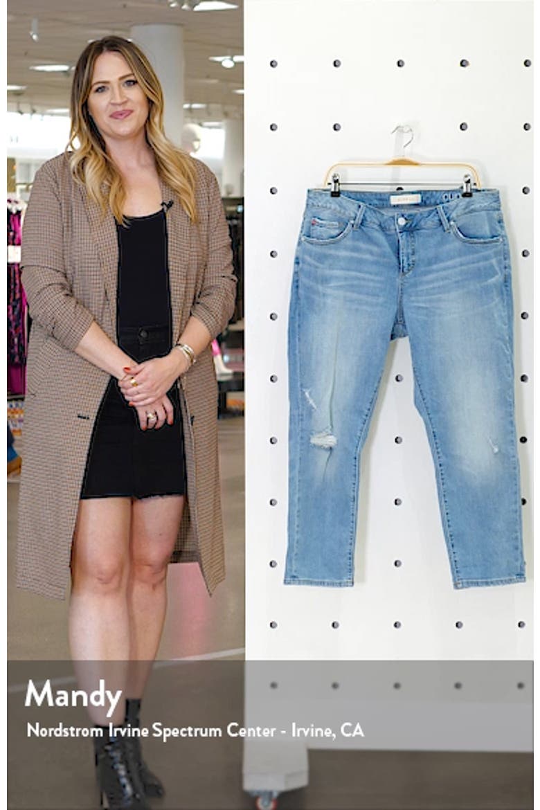 Distressed Crop Boyfriend Jeans video