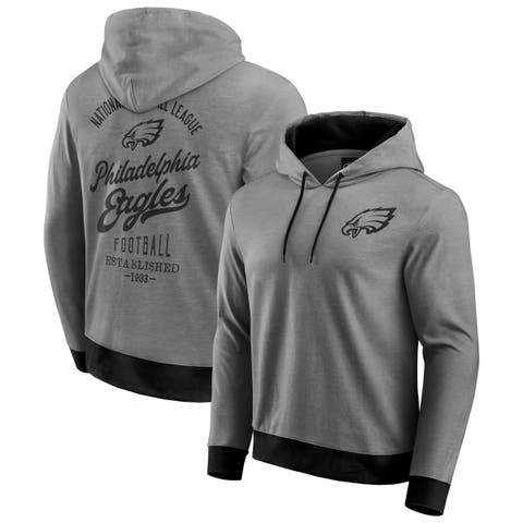 Men's Darius Rucker Collection by Fanatics Gray Philadelphia Eagles Tonal Knit Pullover Hoodie