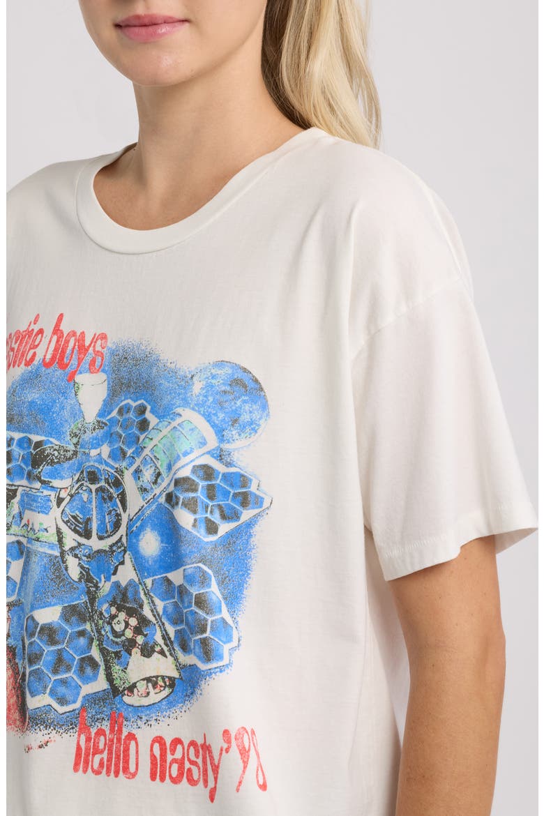 Beastie Boys Hello Nasty Graphic T-Shirt, Alternate, color, VINTAGE WHITE