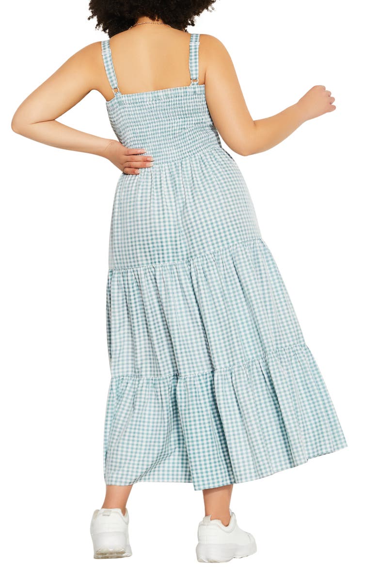 Gingham Sundress, Alternate, color, MINT GINGHAM