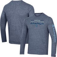 Champion Men's Champion Heather Navy Seattle Kraken Tri-Blend Long Sleeve T-Shirt