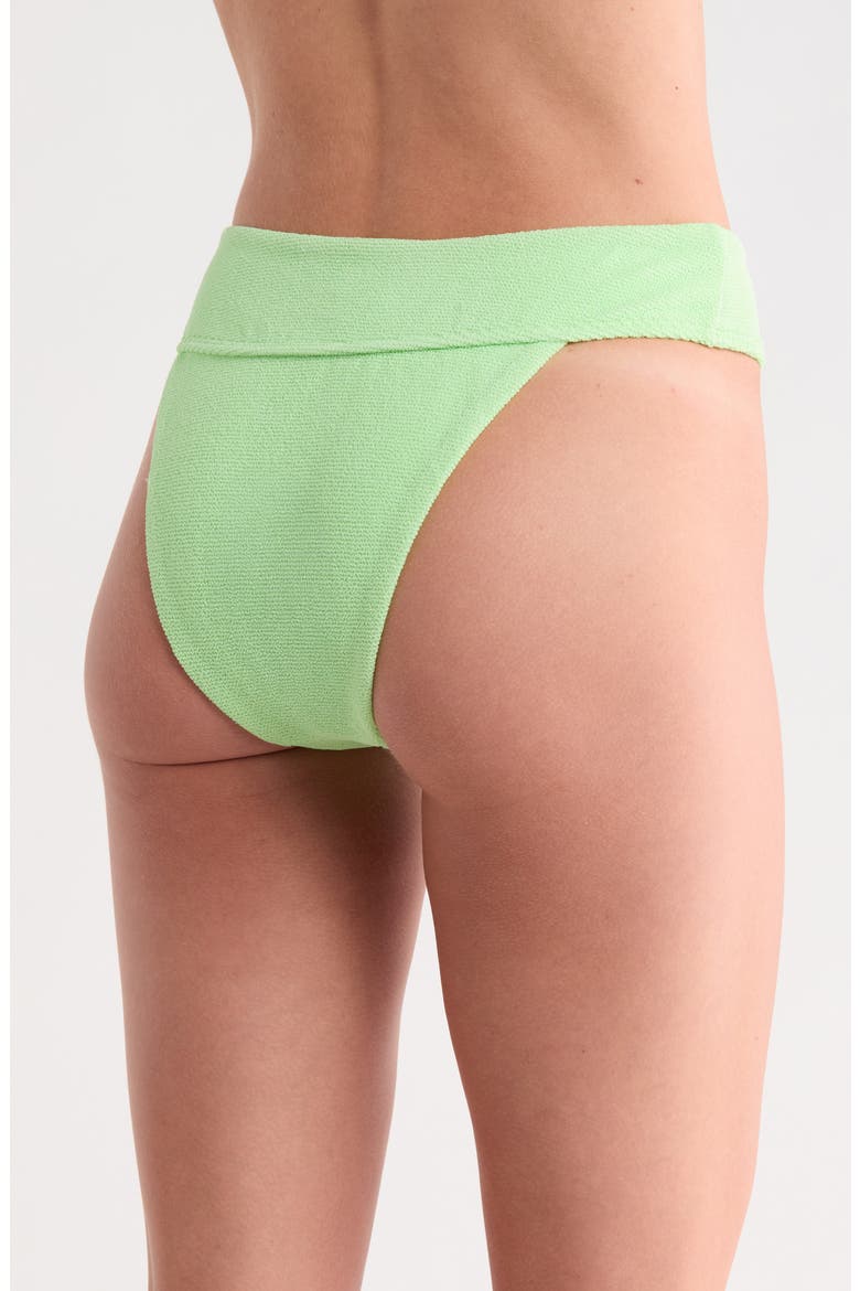 Sydney High Waist Bikini Bottoms, Alternate, color, PARADISE GREEN