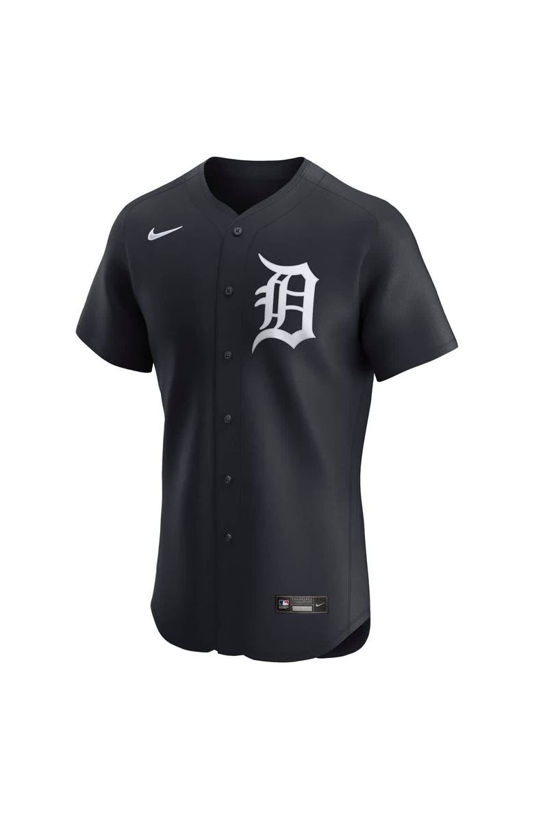 Nike Men's Nike Navy Detroit Tigers Alternate 2 Elite Jersey, Alternate, color,