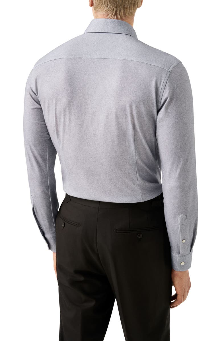 Eton Slim Fit Solid 4Flex Dress Shirt, Alternate, color, Grey