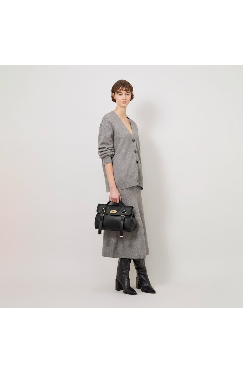 Mulberry Alexa Natural Grain, Alternate, color, Black