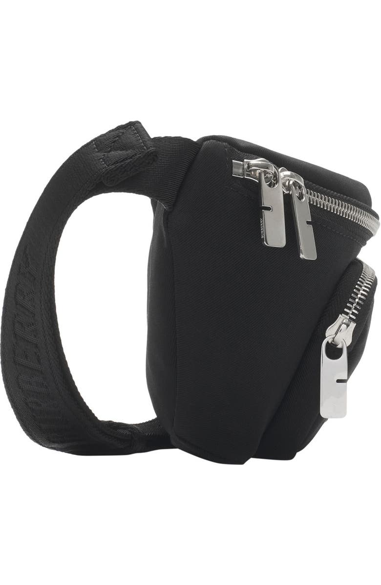 Burberry Small Orkney Belt Bag, Alternate, color, Black