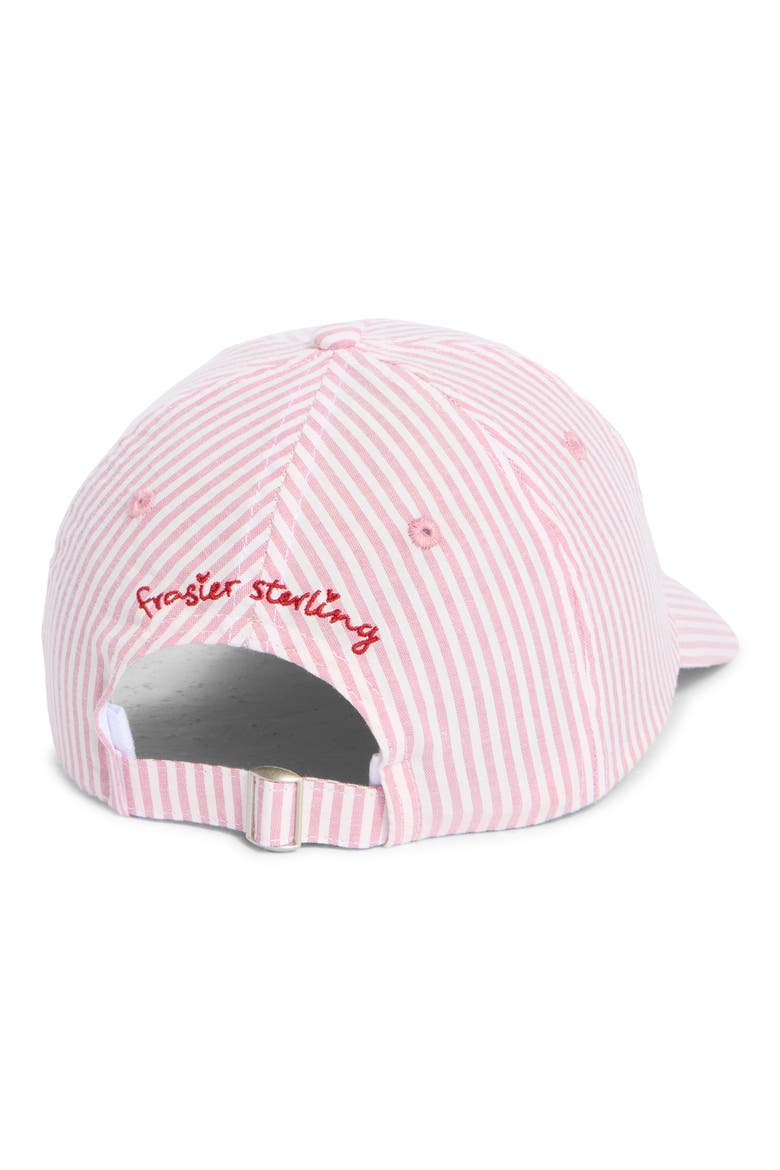 Very Berry Canvas Adjustable Baseball Cap, Alternate, color, RED