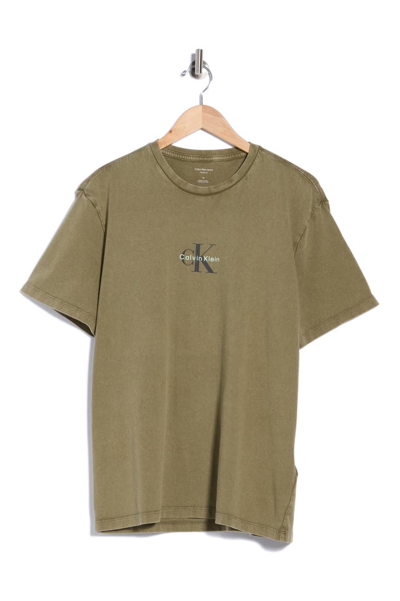 Logo Graphic T-Shirt, Main, color, DUSTY OLIVE