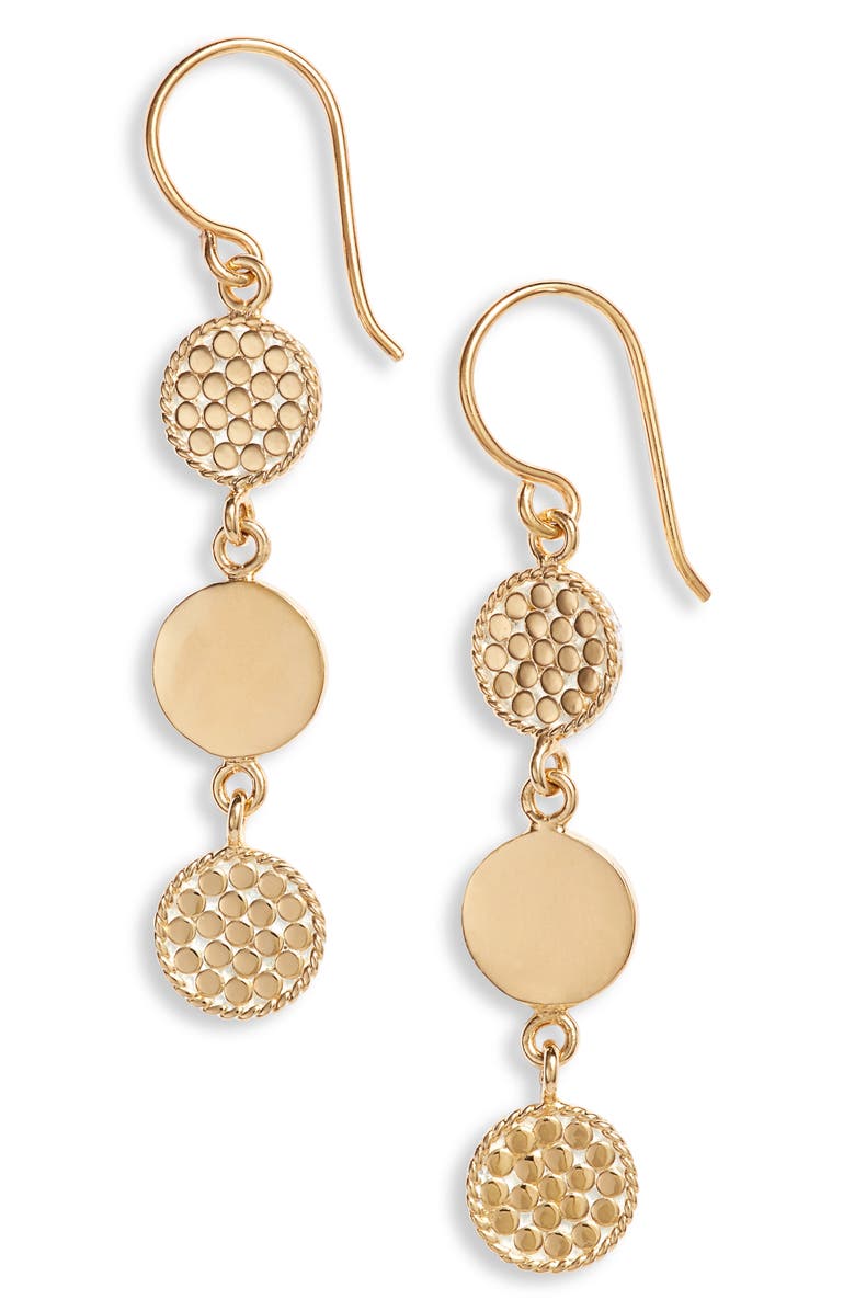 Anna Beck Dotted Drop Earrings, Main, color, 