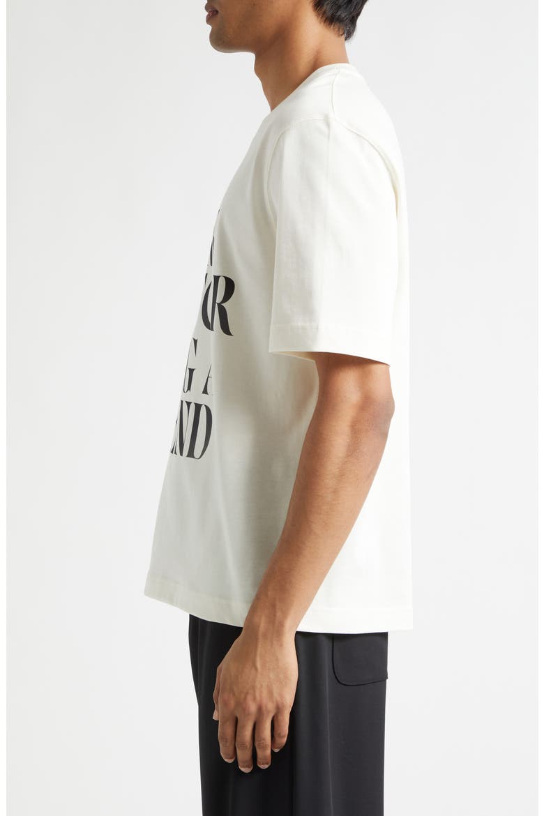 Boxy Cotton Graphic T-Shirt, Alternate, color, BLANC CREME