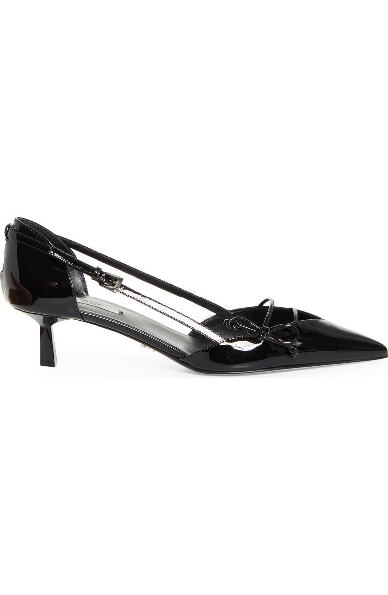Prada Pointed Toe Pump, Alternate, color, Nero