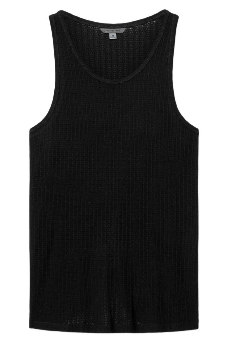 Marcy Rib Tank, Alternate, color, BLACK