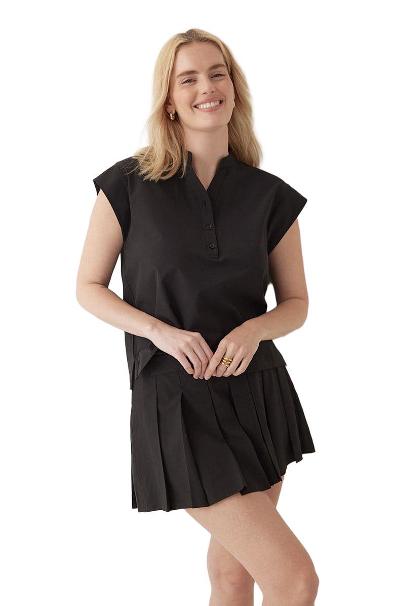 Honors The Pleated Skort, Alternate, color, Black