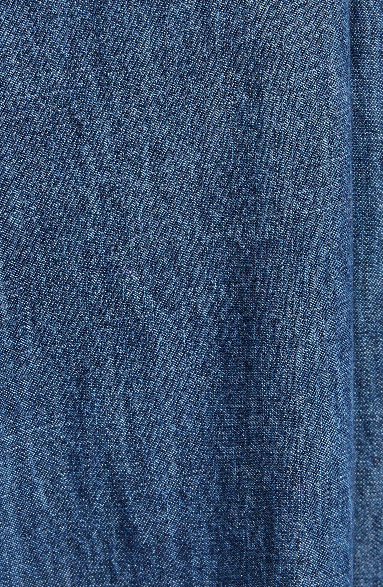 Valentino Garavani Embellished Crop Chambray Balloon Pants, Alternate, color, Medium Blue Denim