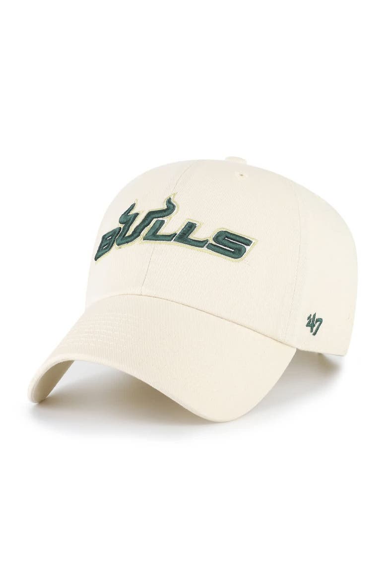 Men's '47 Sand South Florida Bulls Clean Up Adjustable Hat, Main, color, Sand