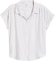 beachlunchlounge Darby Short Sleeve Button-Up Shirt