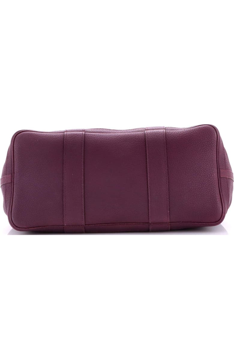 Pre-Owned Hermes Garden Party Tote Leather 36, Alternate, color, Cassis