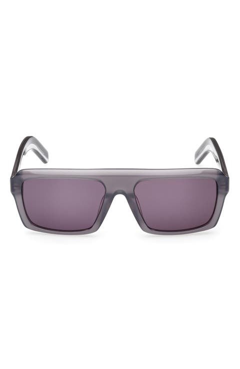 55MM Square Sunglasses