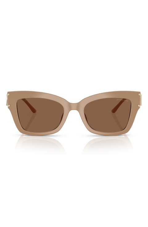 52mm Square Sunglasses