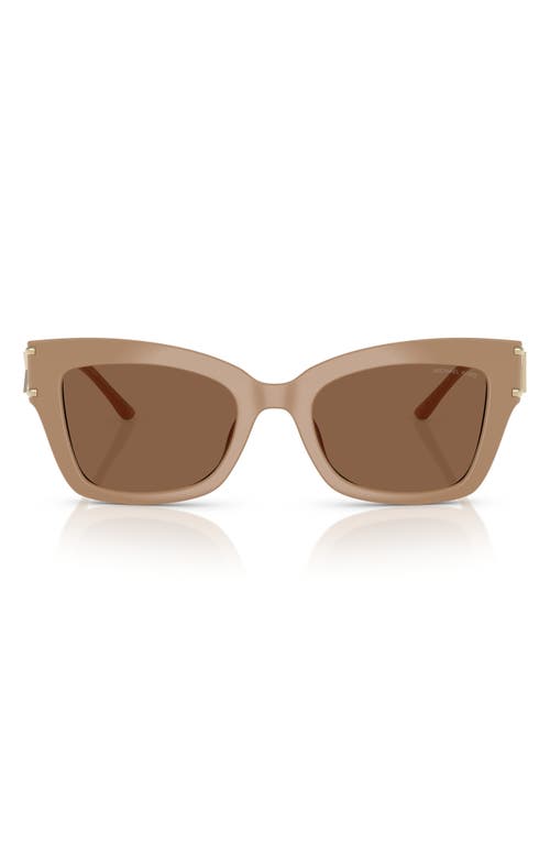 Michael Kors 52mm Square Sunglasses in Caramel 