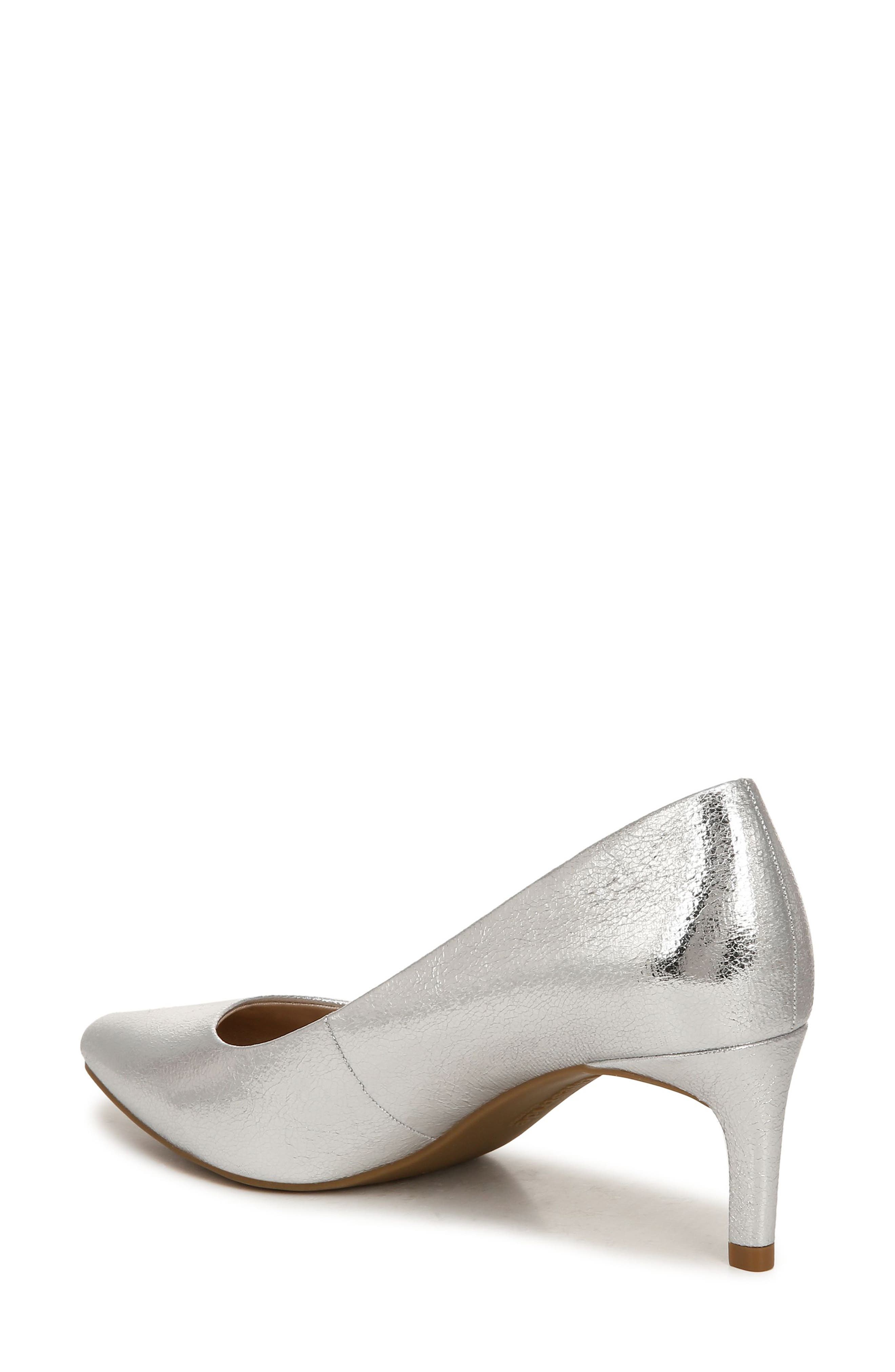 LifeStride Alexis Pointed Toe Pump, Alternate, color, Silver