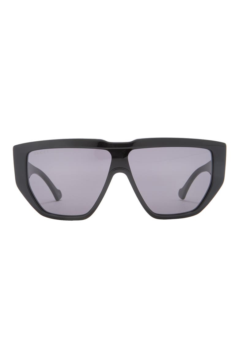 99mm Shield Sunglasses, Main, color, BLACK BLACK GREY