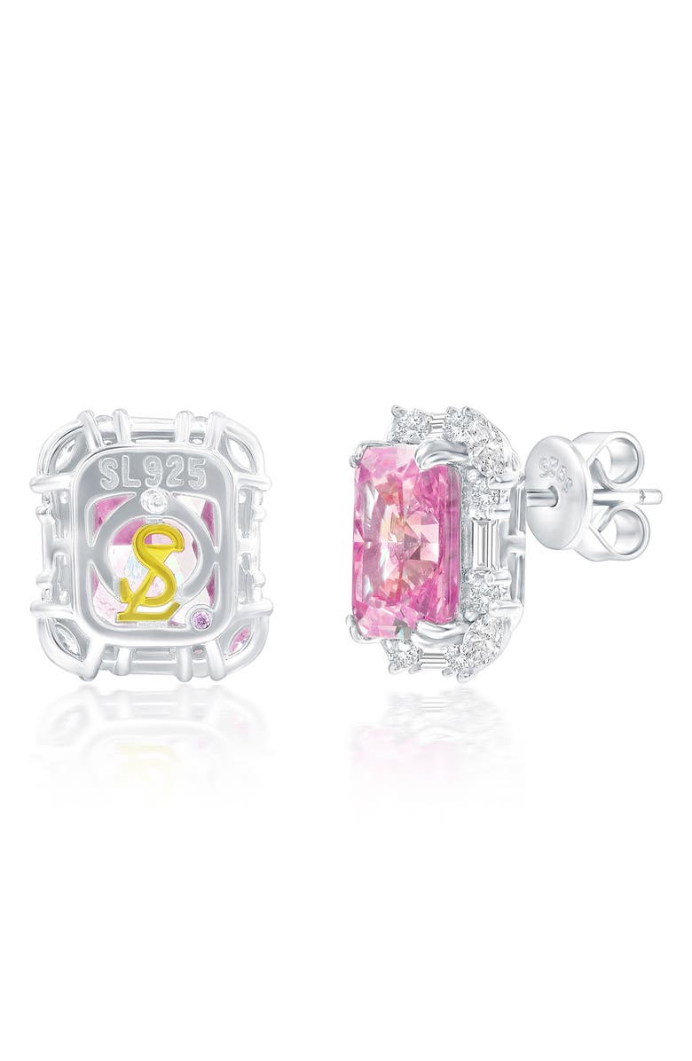 SUZY LEVIAN Gala Firework Stud Earrings, Alternate, color, Pink