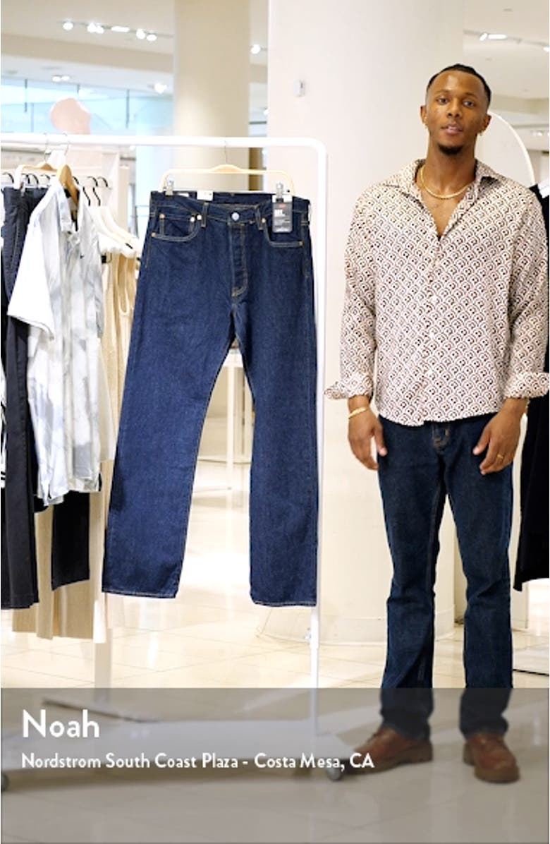 Premium 501<sup>®</sup> Original Straight Leg Jeans, sales video thumbnail