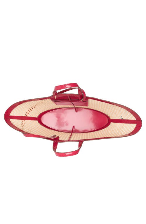 Shop Cult Gaia Yara Rattan Cane Tote Bag In Natural