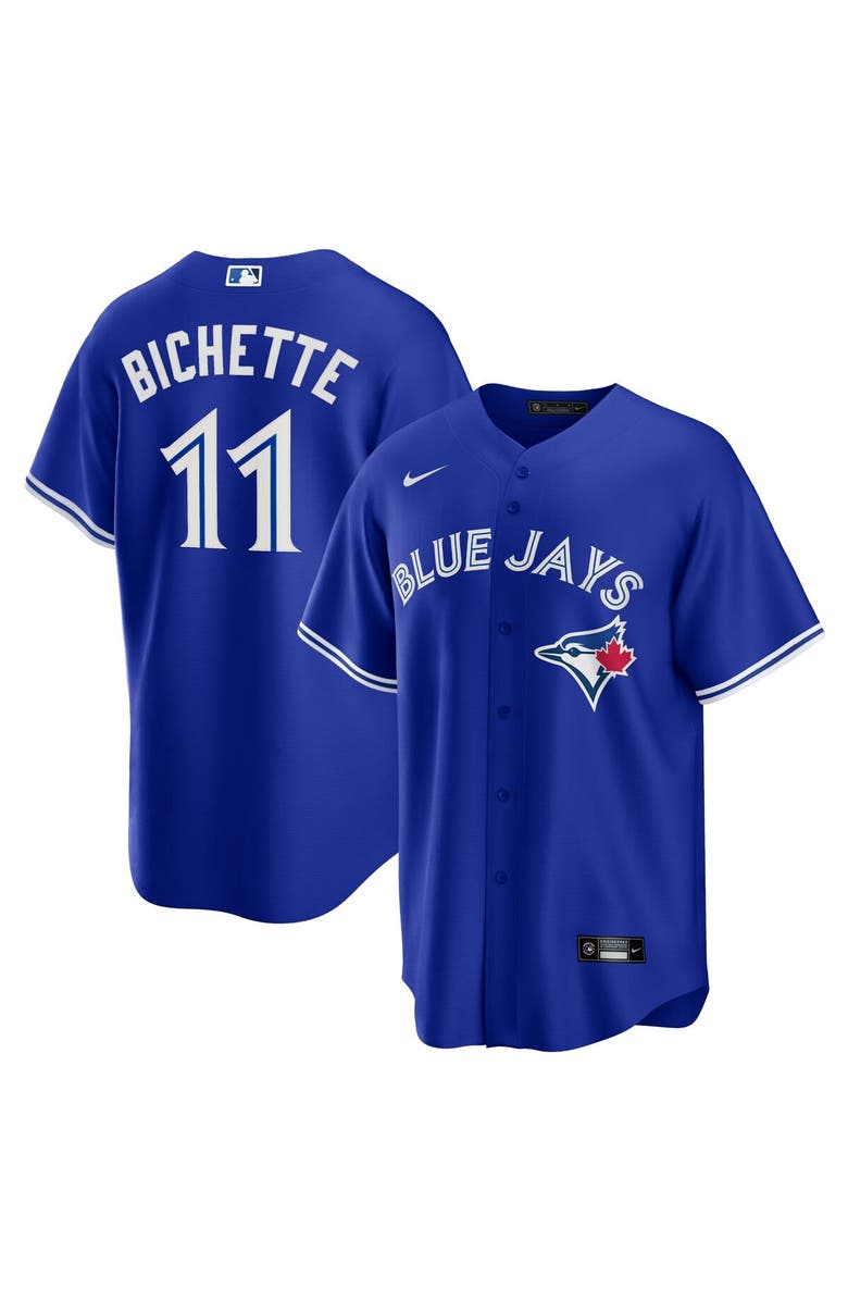 Nike Men's Nike Bo Bichette Royal Toronto Blue Jays Alternate Replica Player Name Jersey, Main, color, 