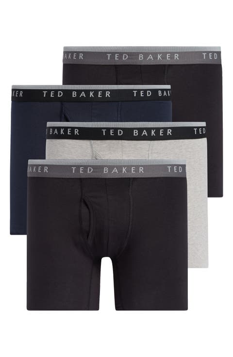 4-Pack Stretch Cotton Boxer Briefs