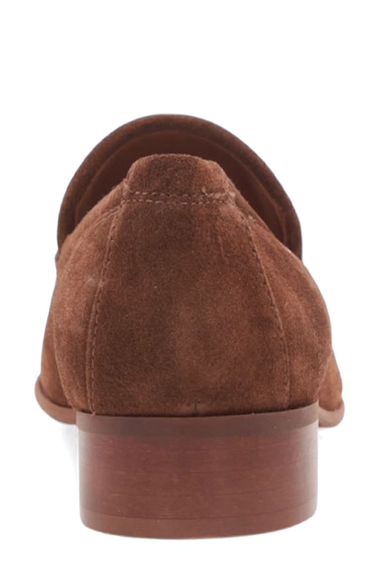 Aquatalia Sable Loafer, Alternate, color, Brandy