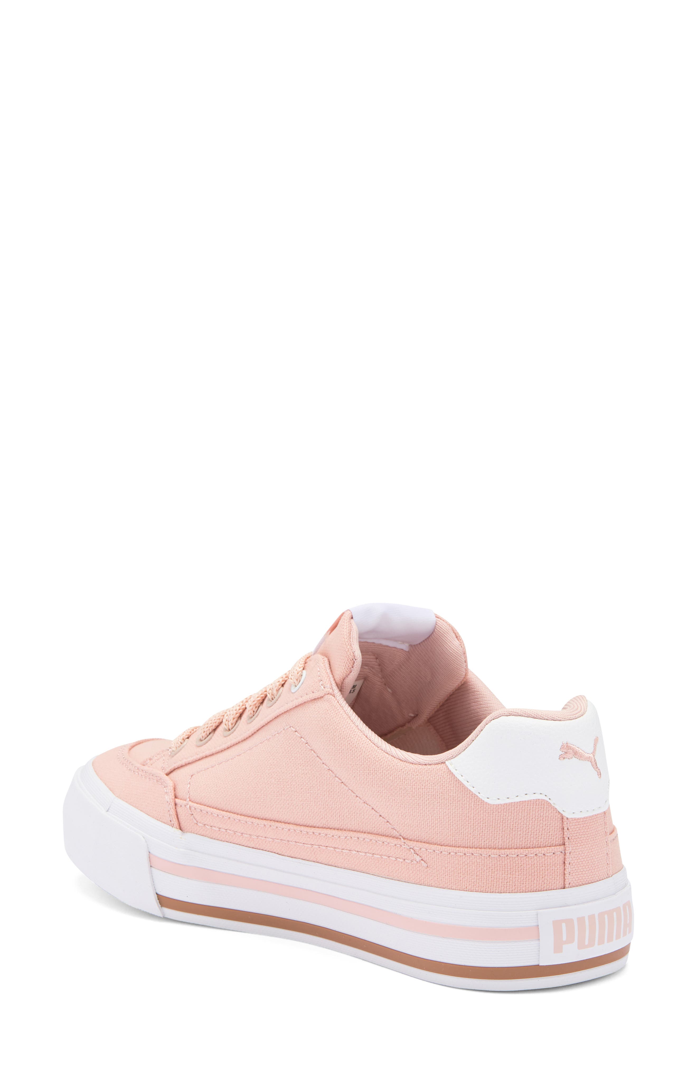 PUMA Court Classic Vulc Sneaker, Alternate, color, Rose Quartz-Puma White
