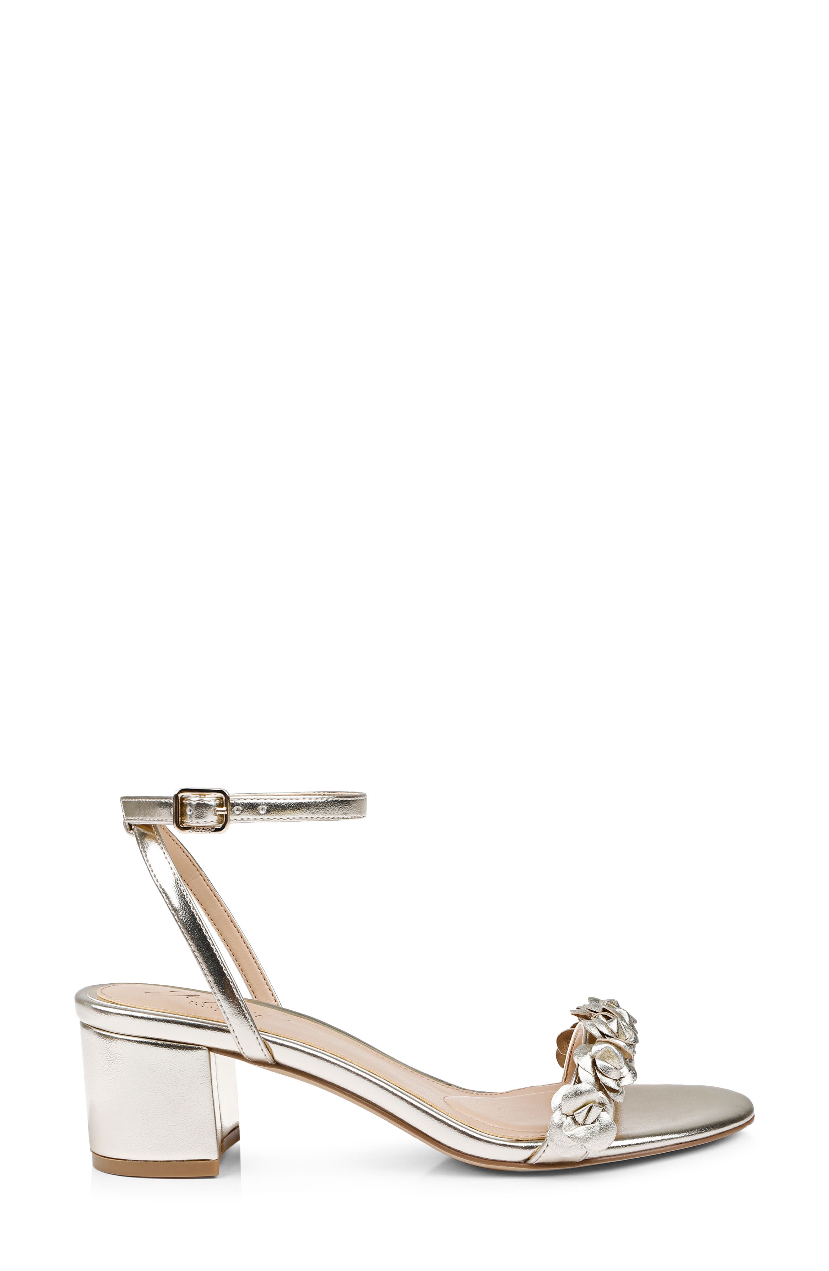 Sawyer Ankle Strap Sandal, Alternate, color, GOLD METALLIC