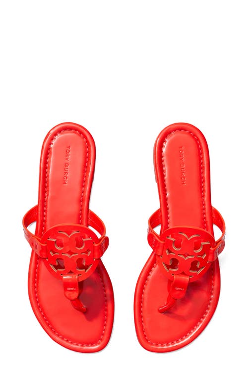 Tory Burch Miller Thong Sandal In Red