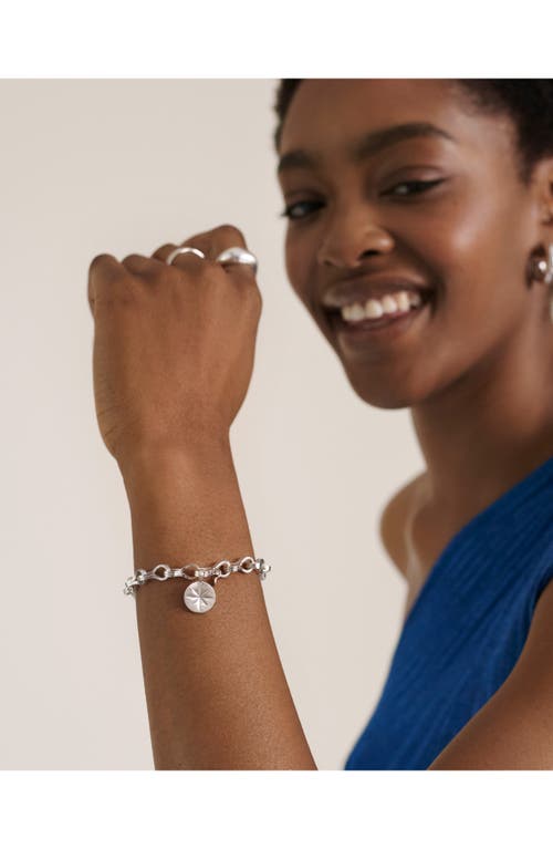 Monica Vinader Infinity Chain Bracelet In Silver