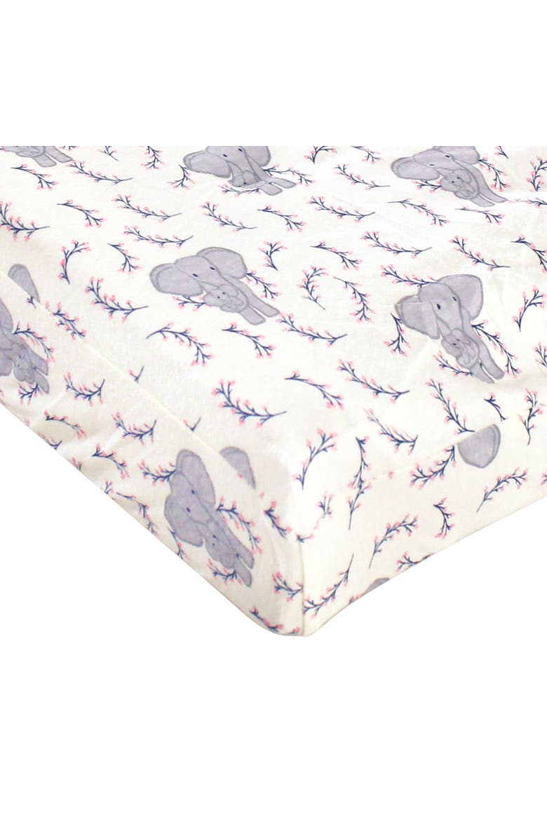 Touched by Nature Organic Cotton Changing Mat Topper, Alternate, color, Girl Elephant