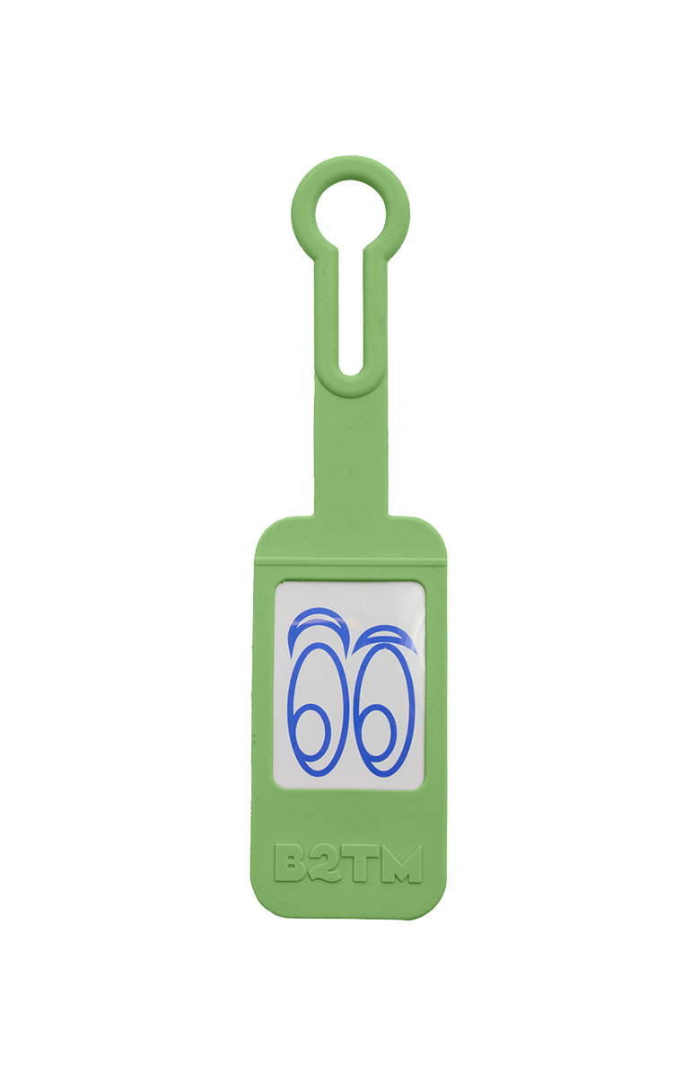 Baboon to the Moon Luggage Tag, Main, color, Mint Chip