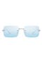 TTYL 53mm Gradient Rimless Sunglasses