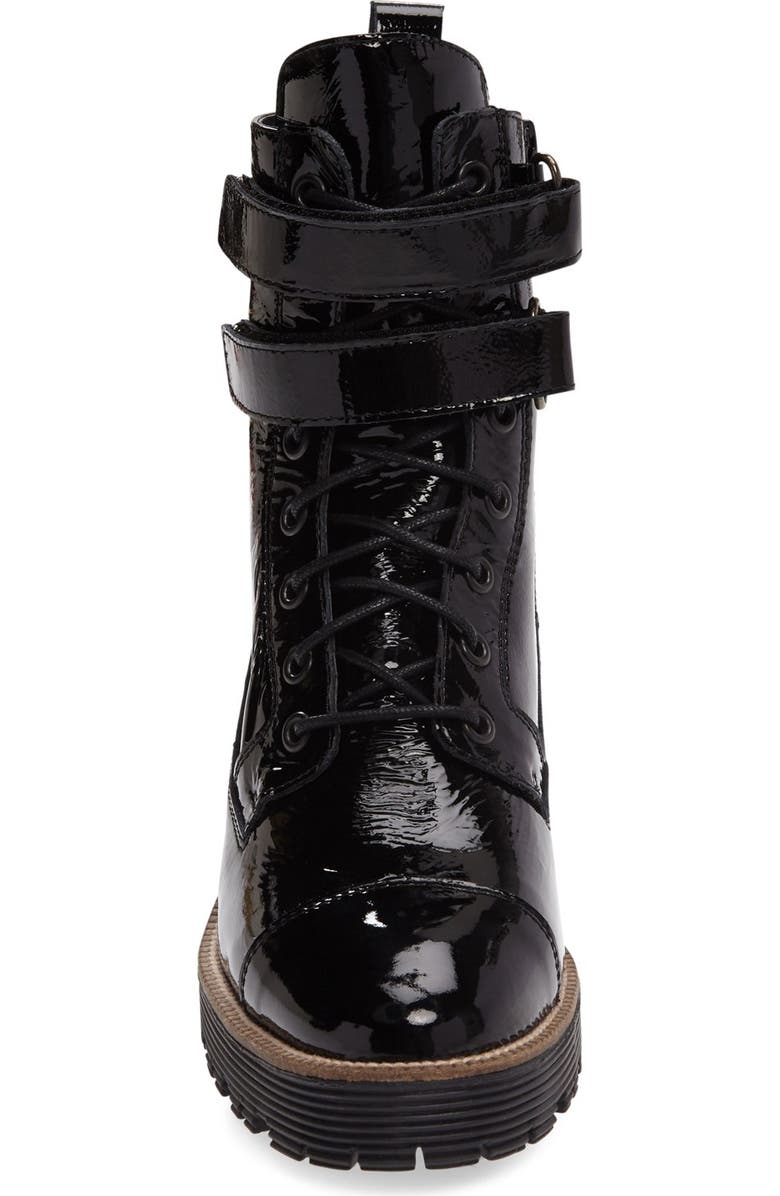 Shellys London Tyra Combat Boot, Alternate, color,