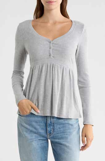Henley Babydoll Top