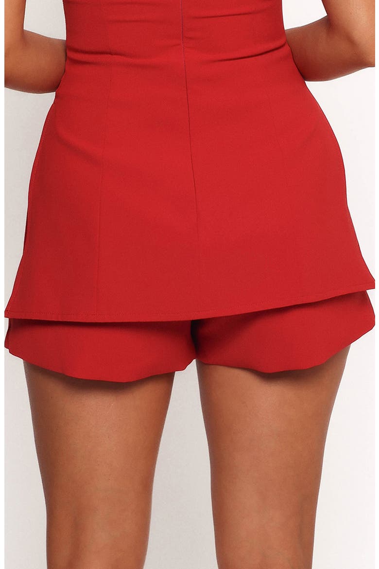 Suki Tiered Ruffle Skort, Alternate, color, RED