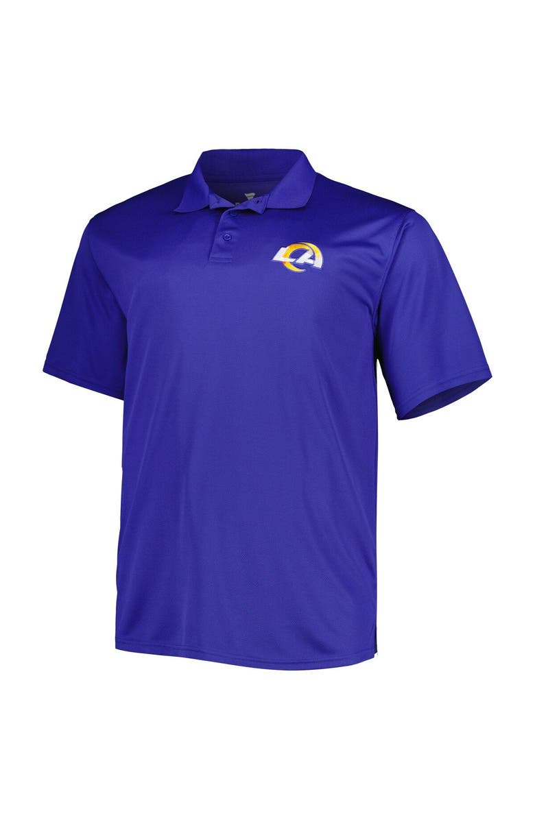 FANATICS Men's Royal Los Angeles Rams Big & Tall Birdseye Polo, Alternate, color, Royal