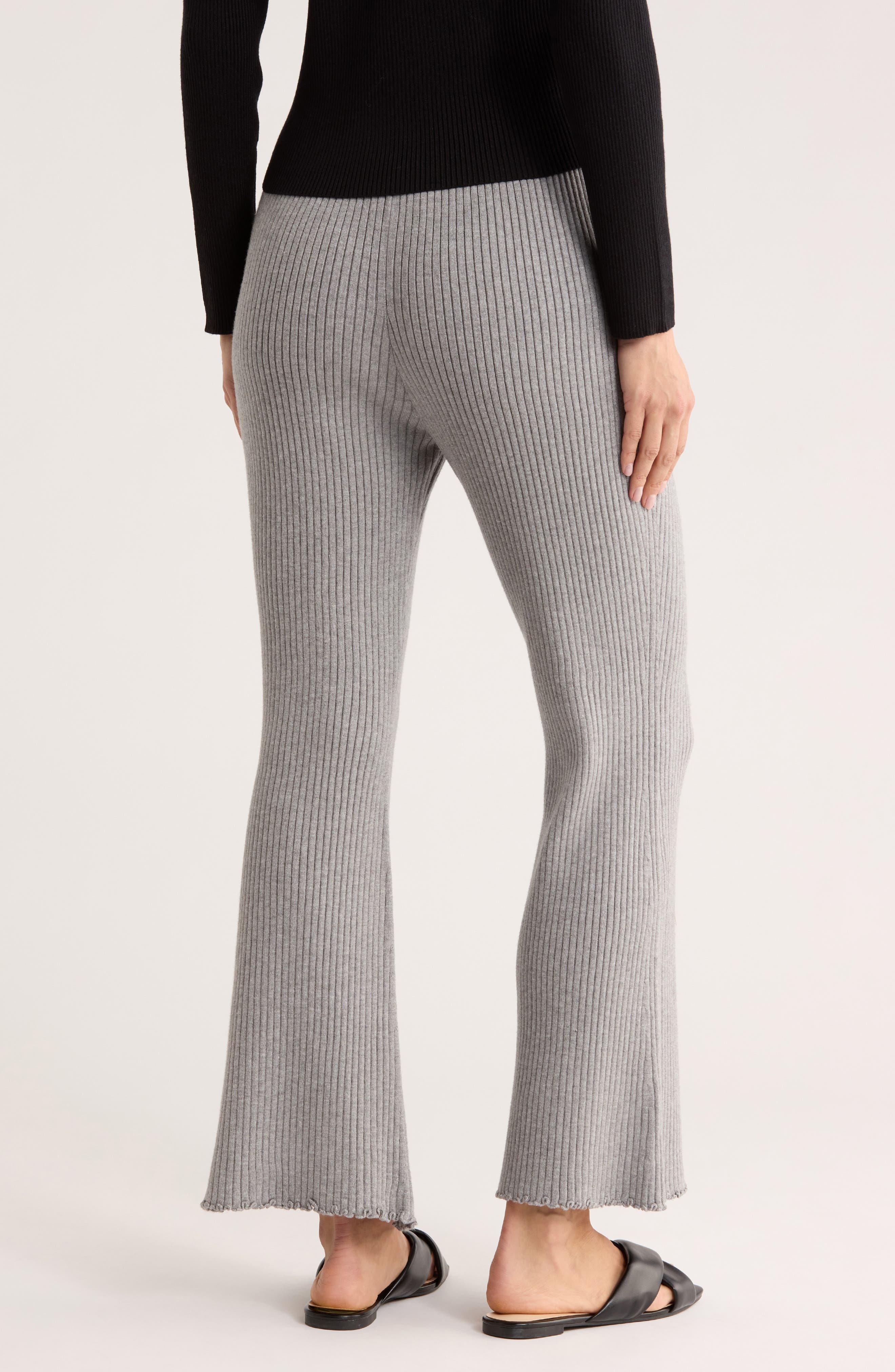 Ribbed Pull-On Sweater Pants - image 4