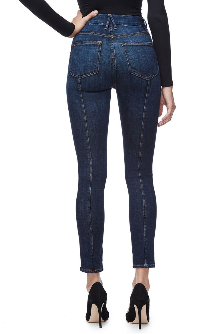 Good Legs Crop Skinny Jeans, Alternate, color, BLUE025